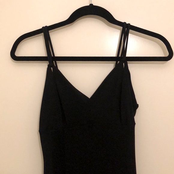 X Gen Black Maxi Dress With Knotted Straps Size S - Picture 2 of 7